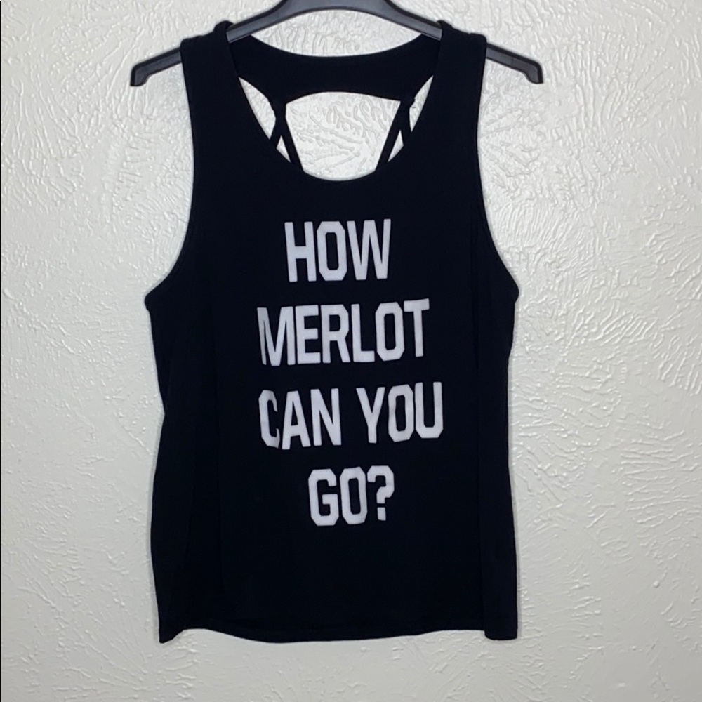 Miken Flow Black Tank Top Large